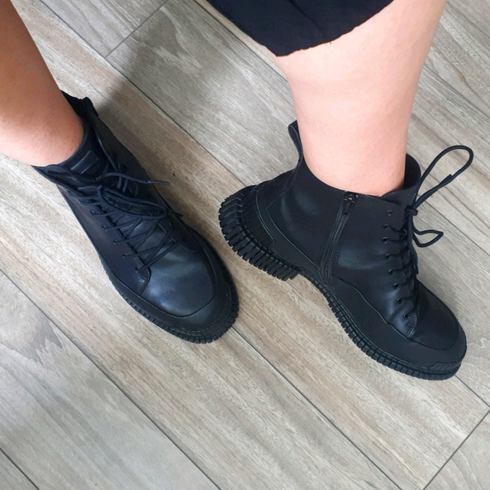 Women's Black Camper Ankle Books size 10